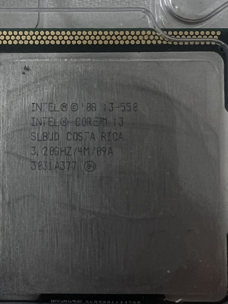 Used Intel Core i3-550 Processor 3.2 GHz 4 MB Cache Socket LGA1156 - desktop