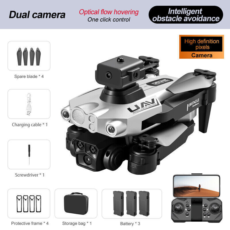 LU200 RC Drone WIFI Optical Flow 4K Dual Camera Obstacle Avoidance Quadcopter
