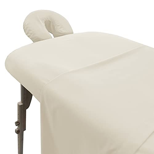 Soft Microfiber Massage Table Sheets Set 3 Piece Set - Includes Natural