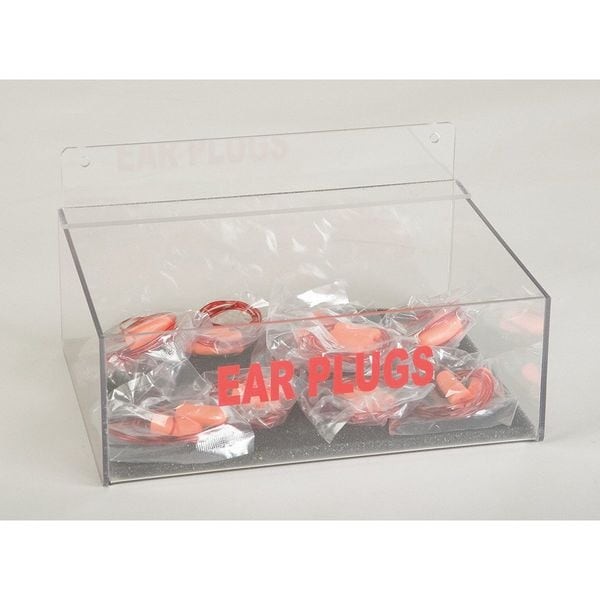 Reusable Ear Plugs With Dispenser, Wall Mount, Capacity: 100 Pairs, 3Tcn5