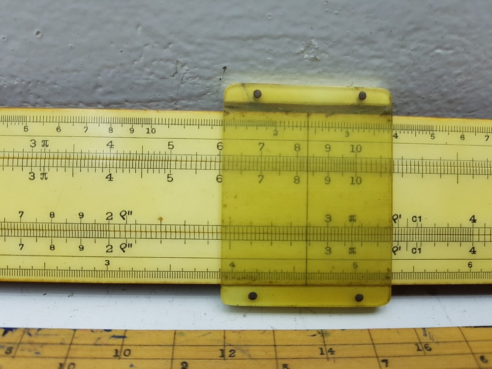 Simplon Bilateral Engineering Slide Ruler Made in England Ruler Vintage
