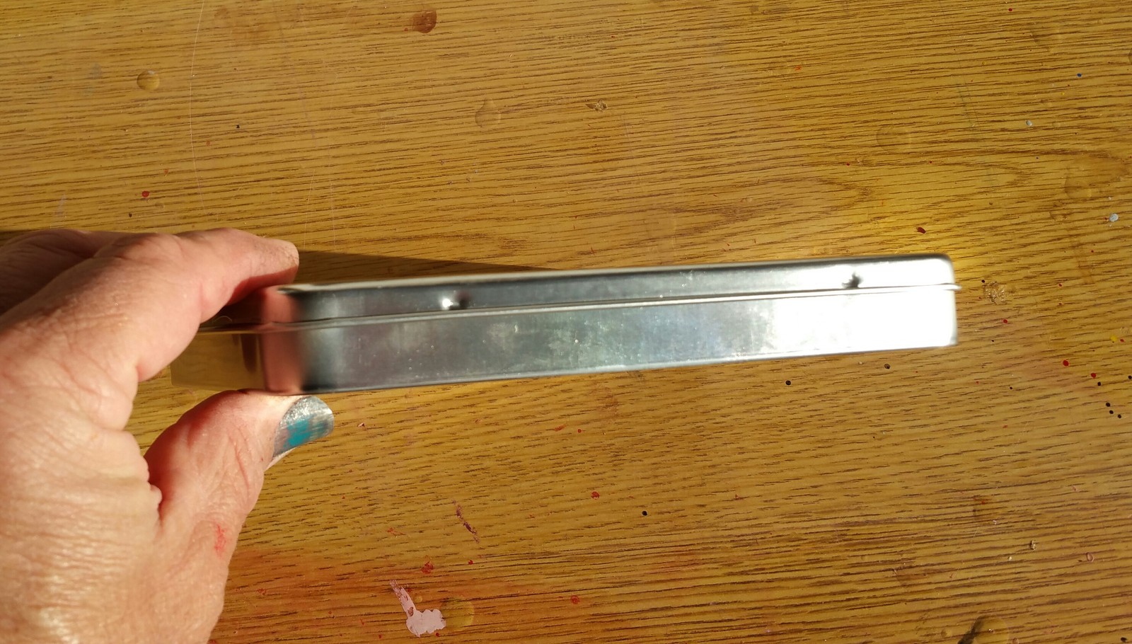 LEAK PROOF Metal BRUSH BOX to Store / Hold ""your"" Pinstriping Brushes