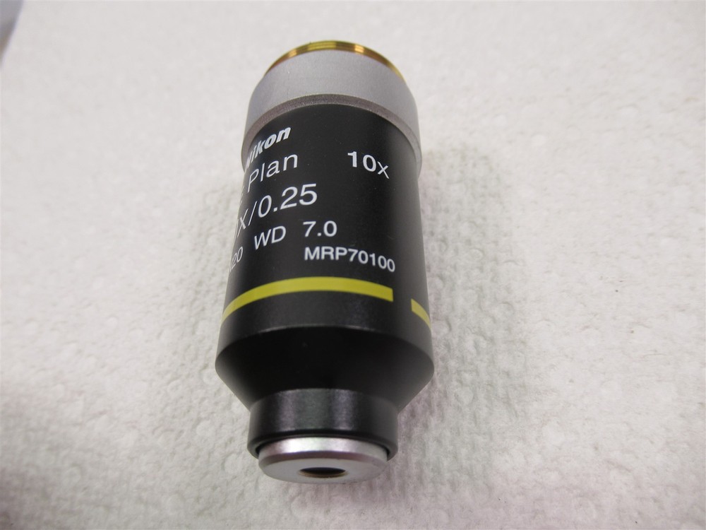 Nikon Eclipse E Plan 10x Microscope Objective Lens WD 7.0 Excellent Condition