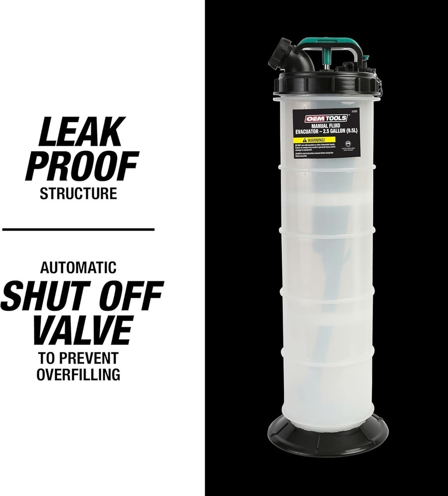 OEM TOOLS Fluid Evacuator – Efficient Manual Oil Extractor Pump for Quick Change