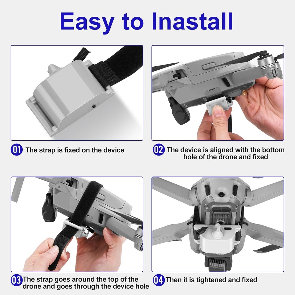 Universal payload delivery system for drone Release Device, Payload gray