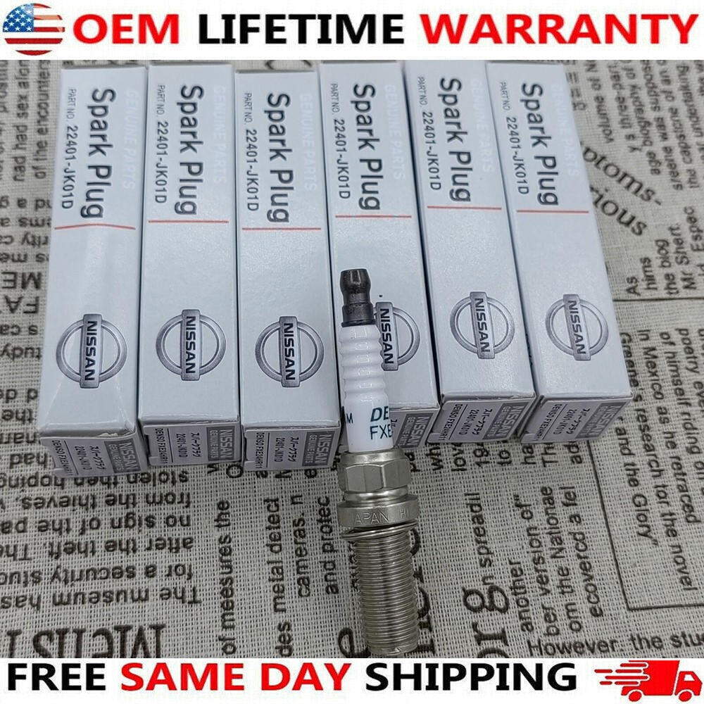 6Pack OEM Denso Nissan Spark Plugs 22401-JK01D for INFINITI FXE24HR11 3457