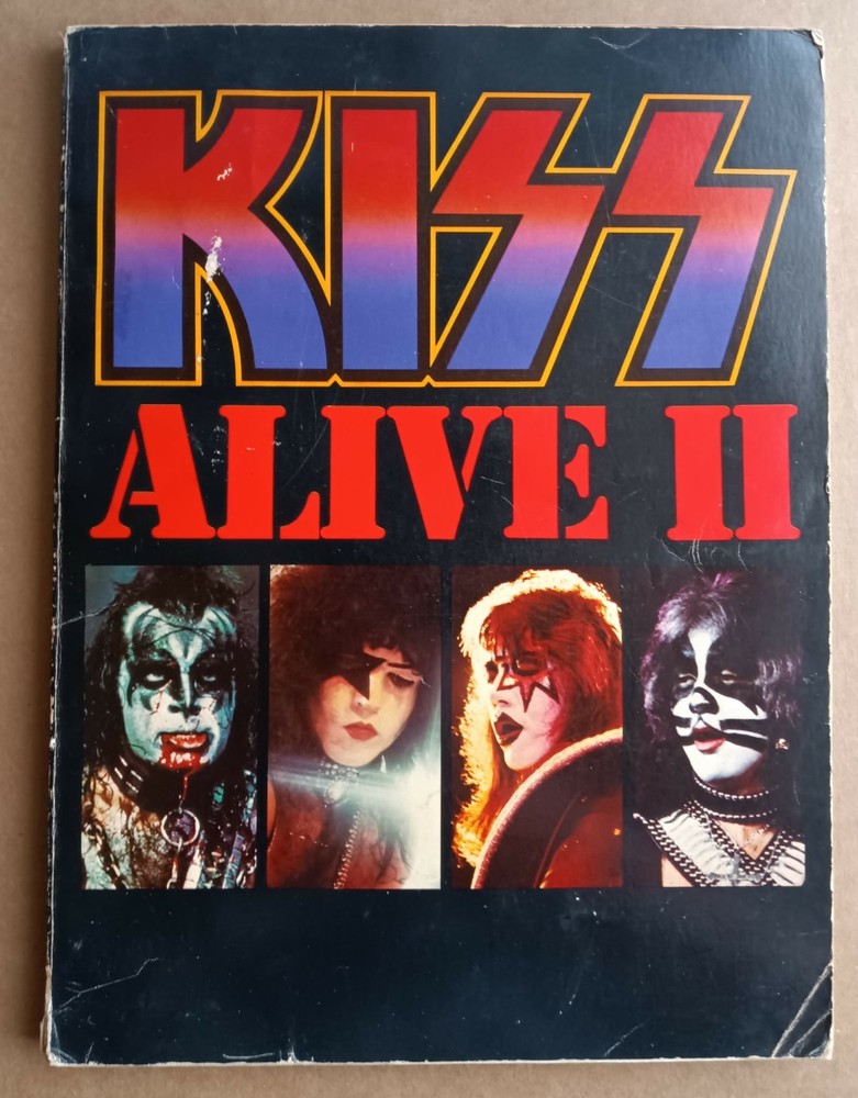 KISS ALIVE II SONGBOOK 1977 AUCOIN COMPLETE Gene Paul Ace Peter Sheet Music