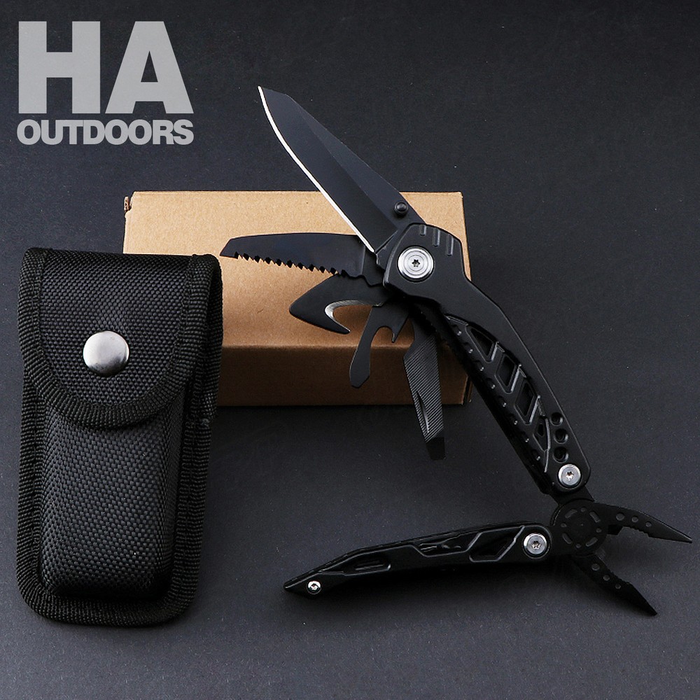 Outdoor Camping Emergency Tools Multifunction cutter with Multi-tool Pliers