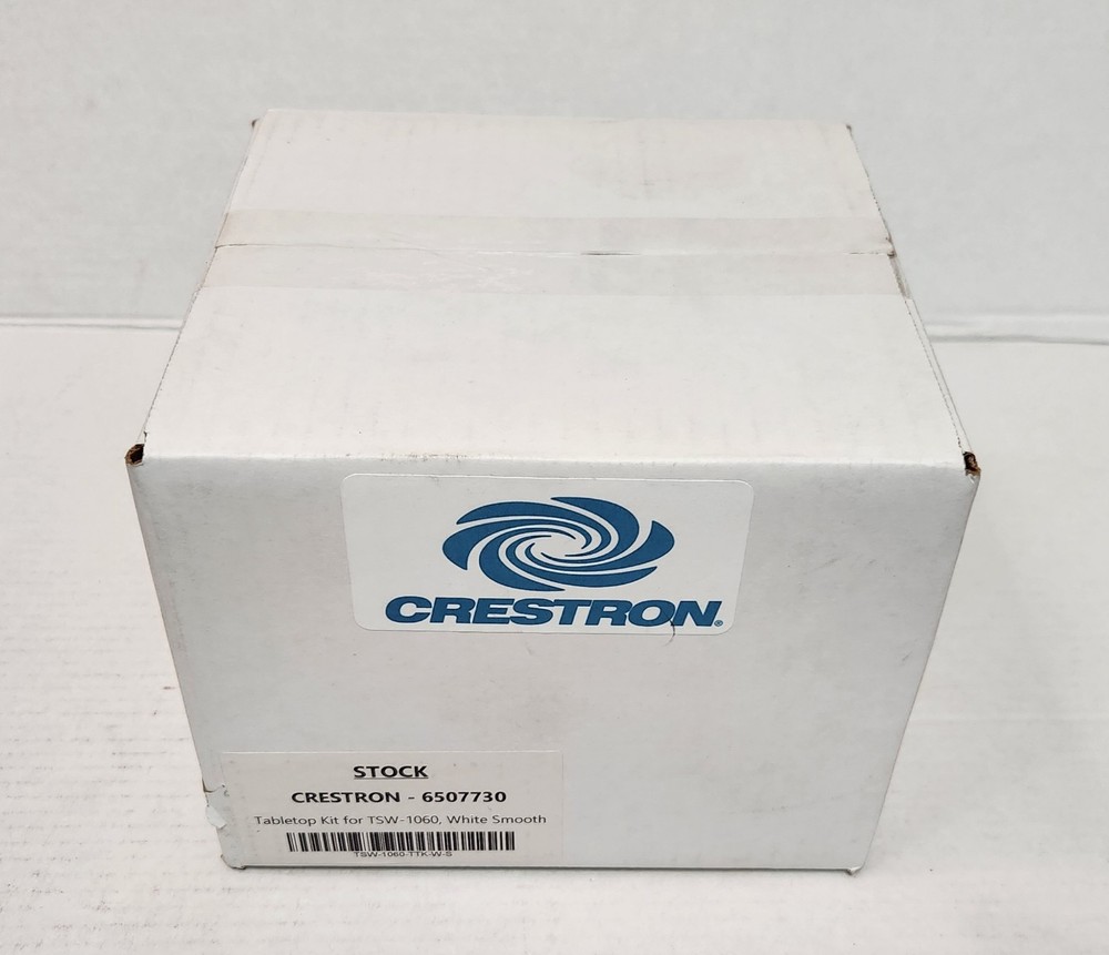 creston 6507730 table kit for tsw-1060 white smooth