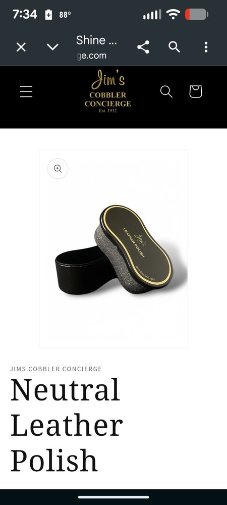Jim's Leather Polish Leather Cleaner