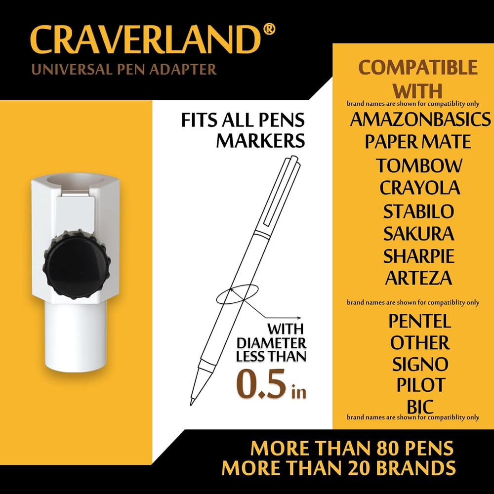 Universal Pen Adapter for Maker 4 3/Explore 4 3/Air 2/Air/Maker/Explore Cutting