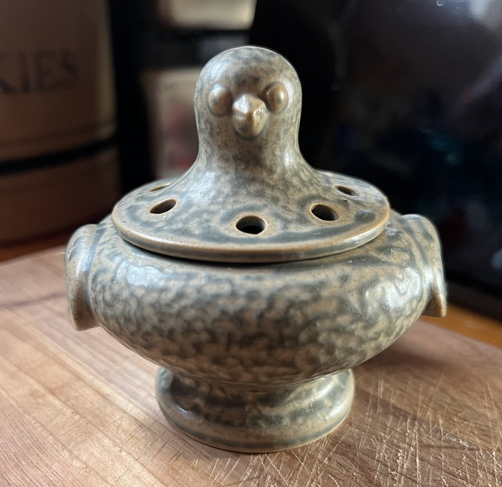 Bird Figure Pottery Incense Burner