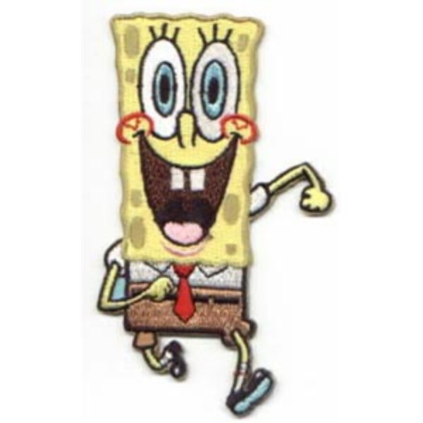 SpongeBob SquarePants Skinny Running Patch NEW UNUSED