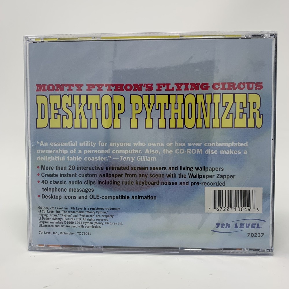 Monty Python's Flying Circus Desktop Pythonizer (PC, 1995)