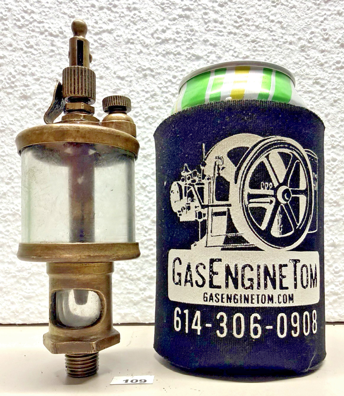 Brass Cylinder Oiler IHC M International Famous Mogul Hit Miss Engine 1/4" NPT