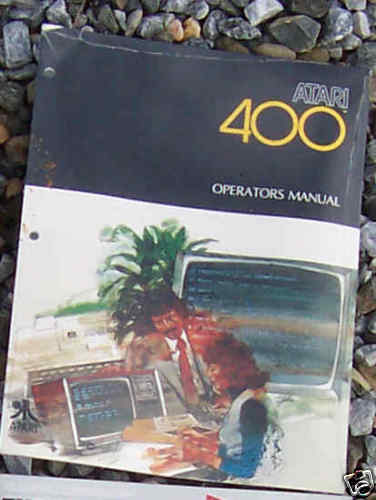 Atari 400 COMPUTER OPERATORS MANUAL NEW Original