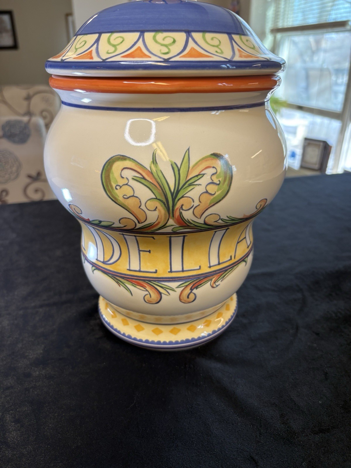 Pfaltzgraff Villa della Luna Della LUNA Ceramic Canister Jar