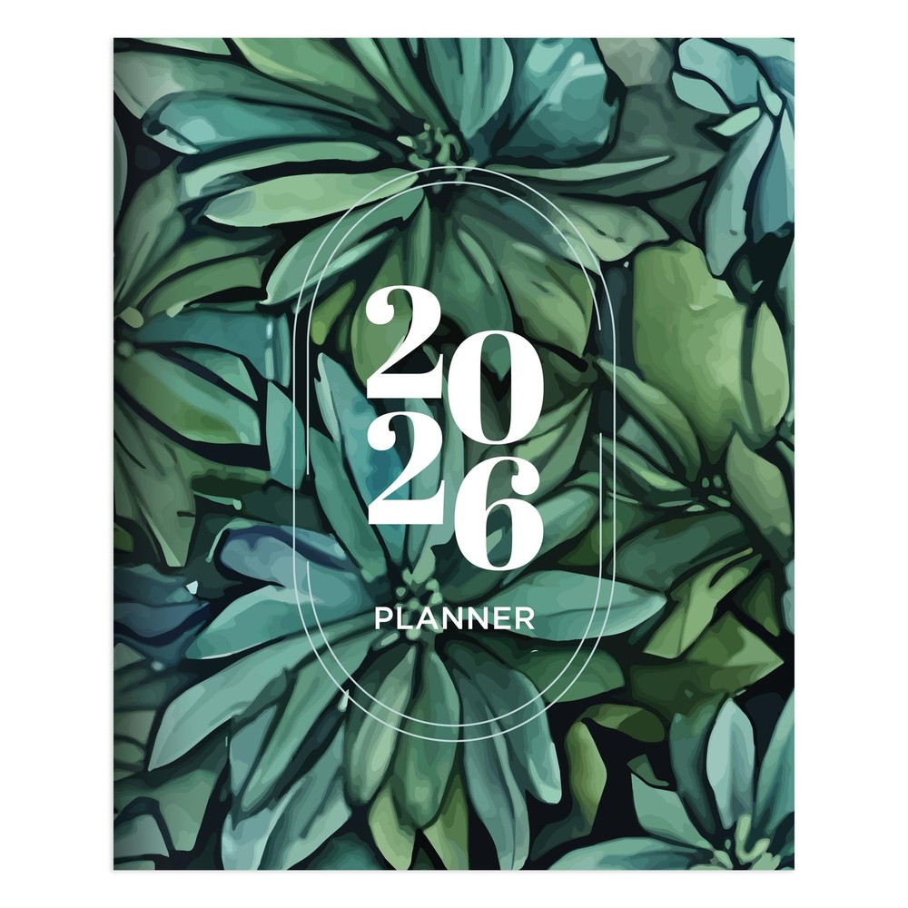 TF Publishing 2026 Succulent Large Monthly Planner,