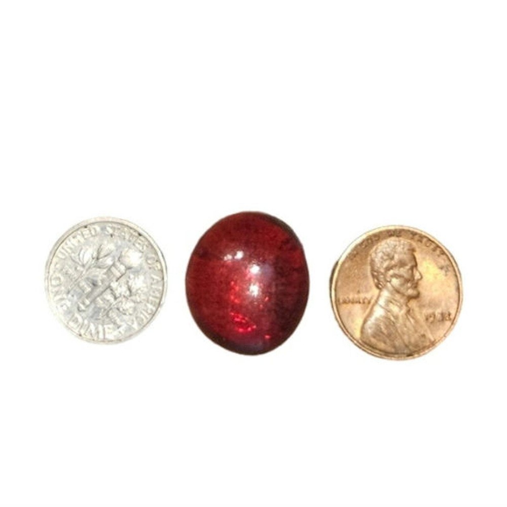 Red Glass Decorative Handmade Beads