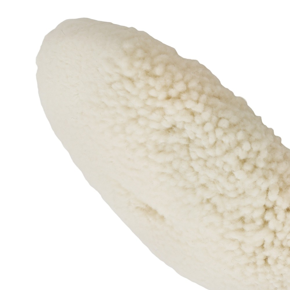 7" Hook Loop Wool Polishing Buffing Pad for Compound Buffer Backing Plate