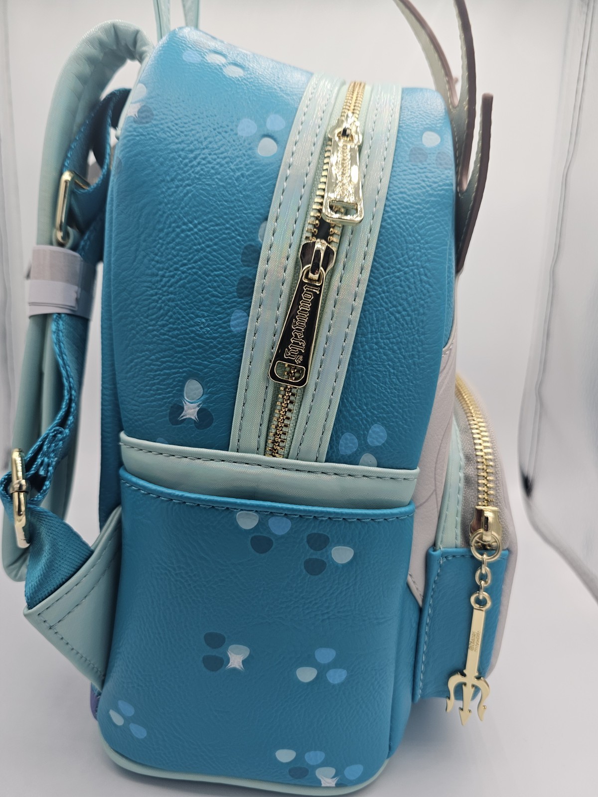 Disney Loungefly The Little Mermaid King Triton Cosplay Mini Backpack NWT