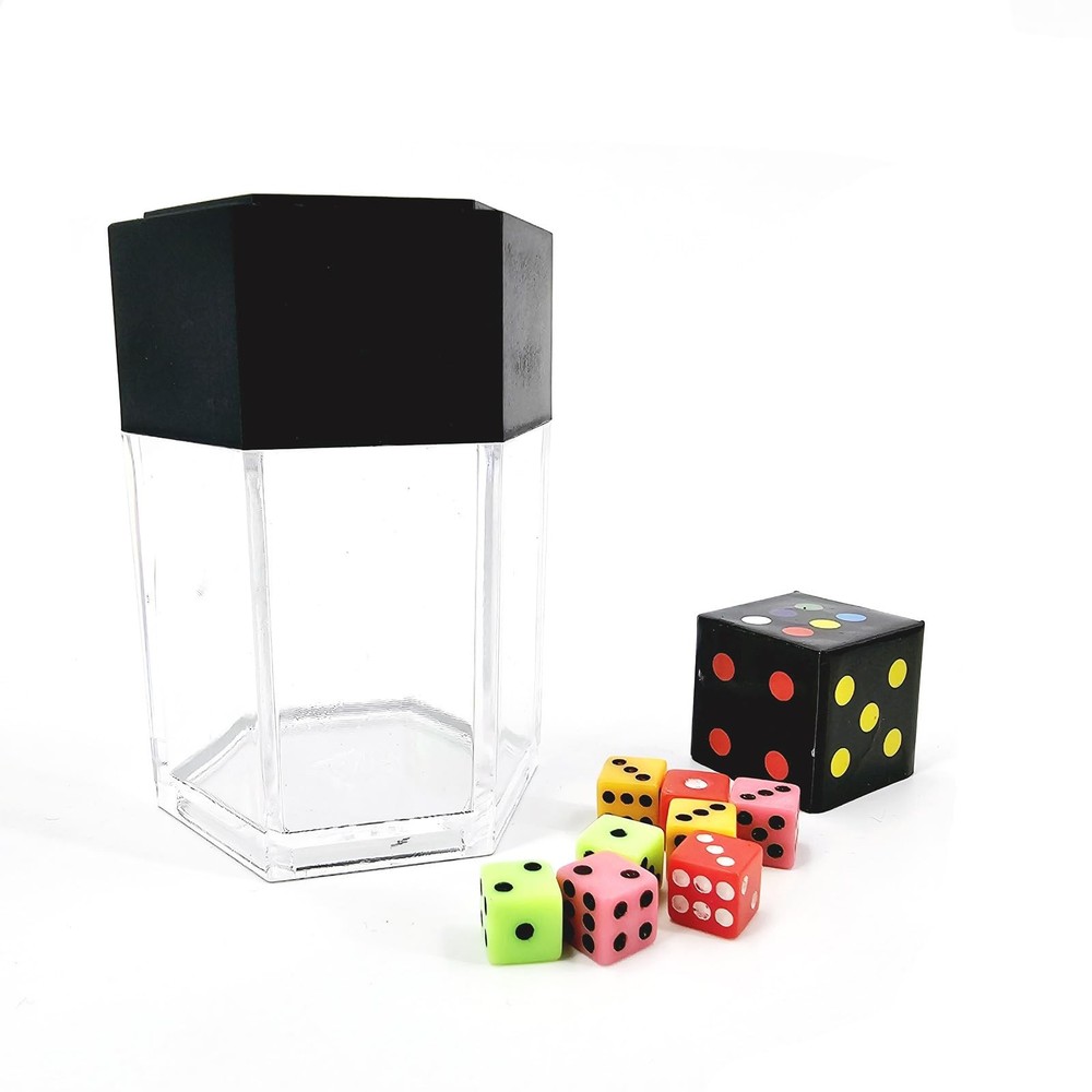 sumrica Magic(3PCS) Explode Explosion Dice Easy Magic Tricks for Kids Magic Prop