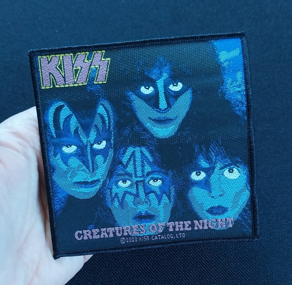 Licensed ~ CREATURES OF THE NIGHT ~ KISS ~ Sew On Band Battle Jacket PATCH