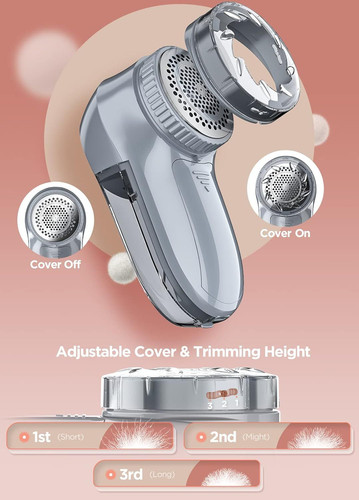 Bymore Fabric Shaver, Lint Remover, Shaver 5.75*2.60*2.64in, Gray