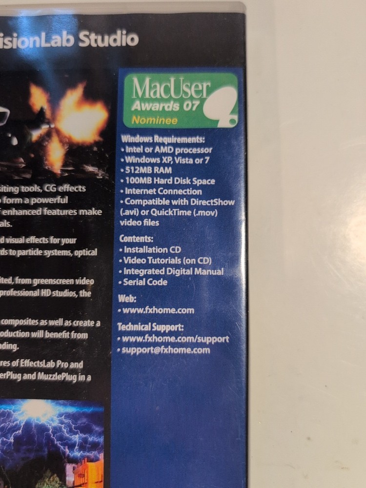 Fx Home Vision Lab Studio Video Software