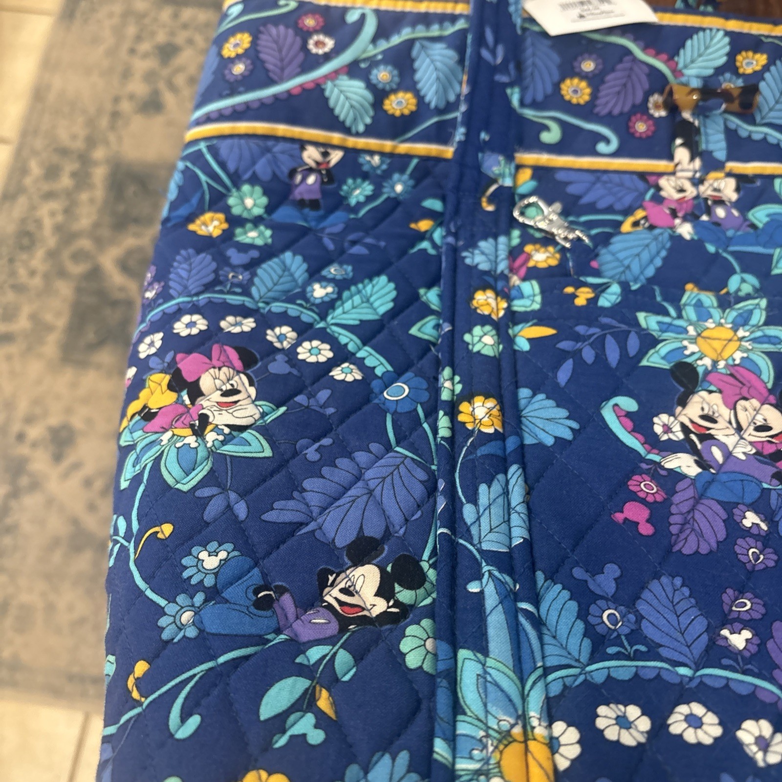 RARE SOLD OUT Disney Vera Bradley Mickey Mouse Disney Dreaming Blue Tote Bag NWT