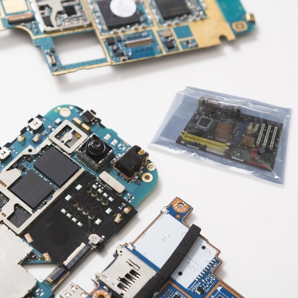 200 Pcs Anti Static Computer Packaging Anti-static Mainboard Bag