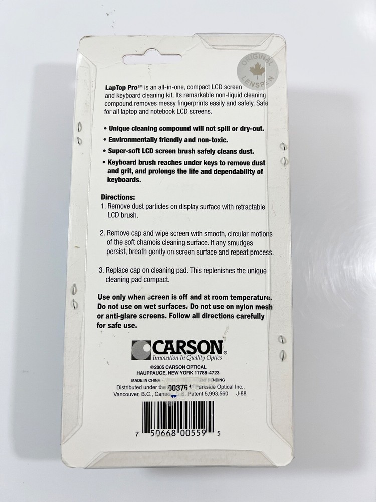 Carson All-in-1 Laptop Pro Computer Cleaning System (Open Box New)