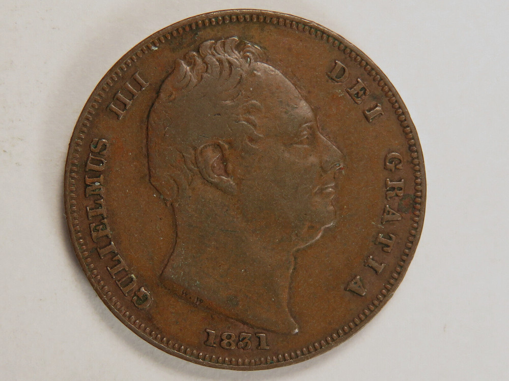 1831 Great Britain Farthing, Fine