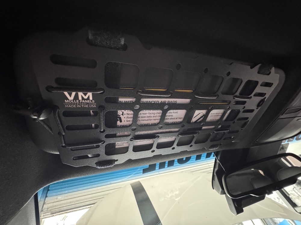 VM BILT MOLLE TACTICAL PANEL SUN VISOR UNIVERSAL