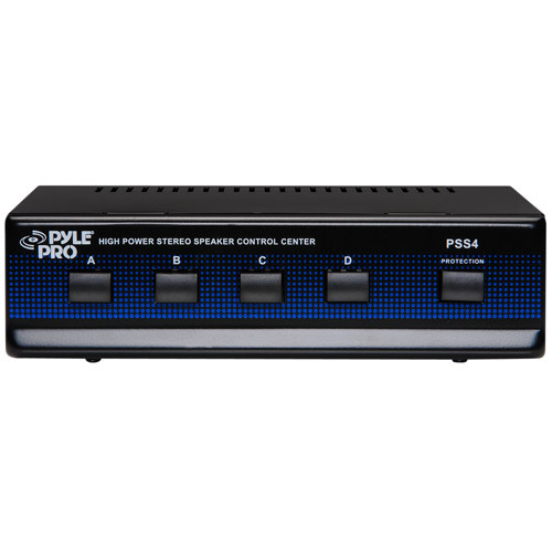 Pyle PSS4 4 Channel Stereo Speaker Selector