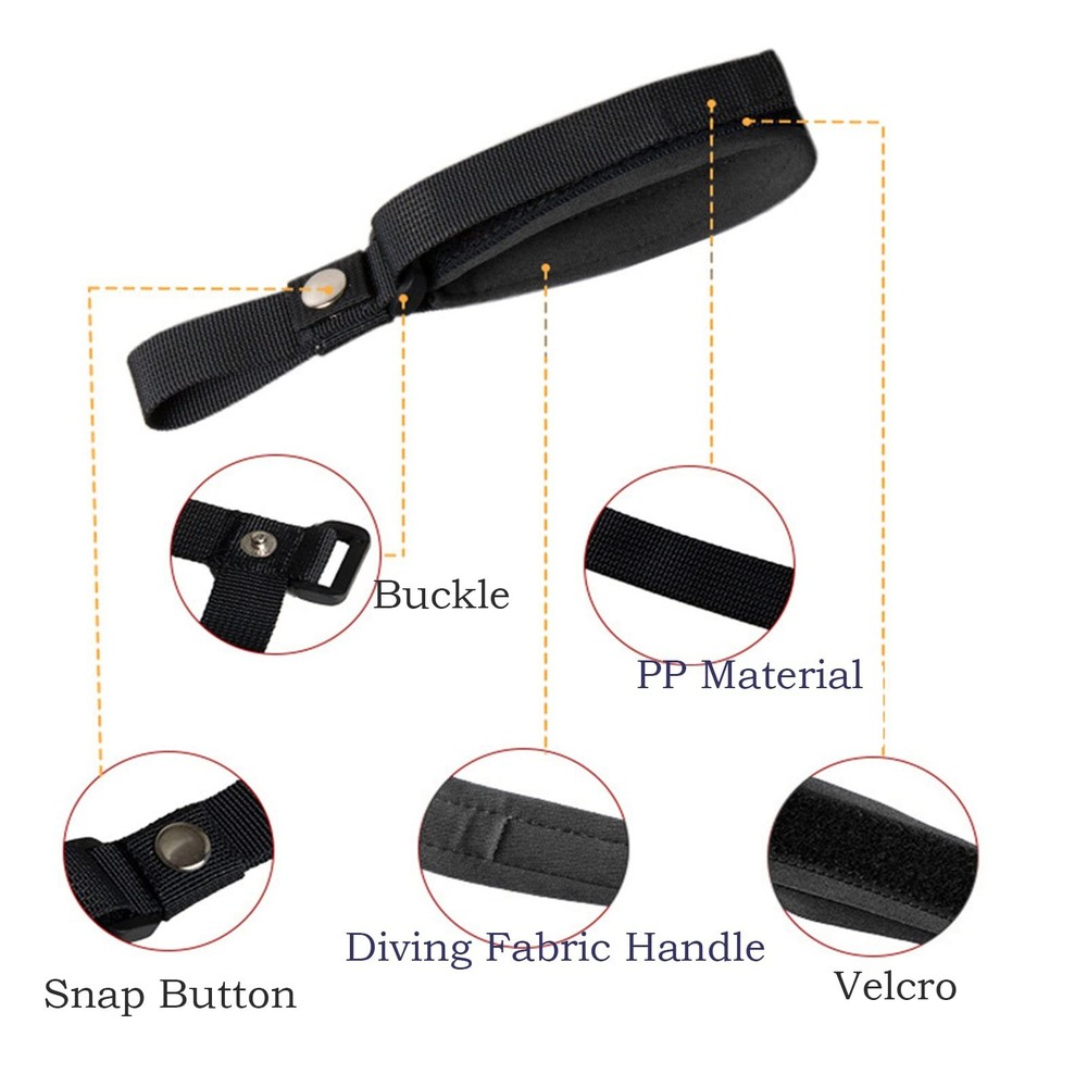 Hands Free Adjustable Wrist Strap, 2 Pack Soft Comfortable Diving Fabric Wris...
