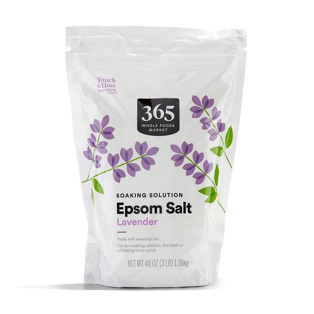 Epsom Salt Soaking Solution, Lavender, 48 Ounce