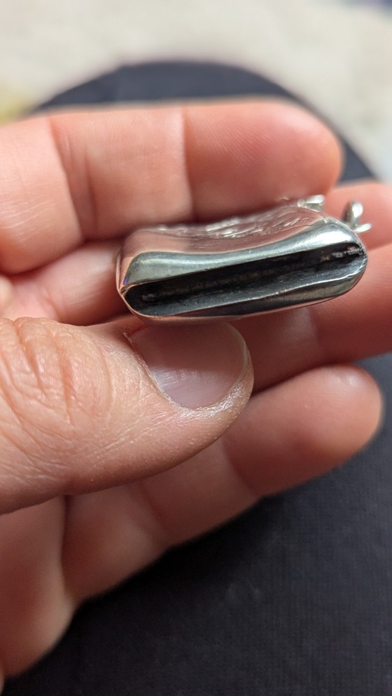 Miniature Sterling Silver Vesta Case Birmingham 1908