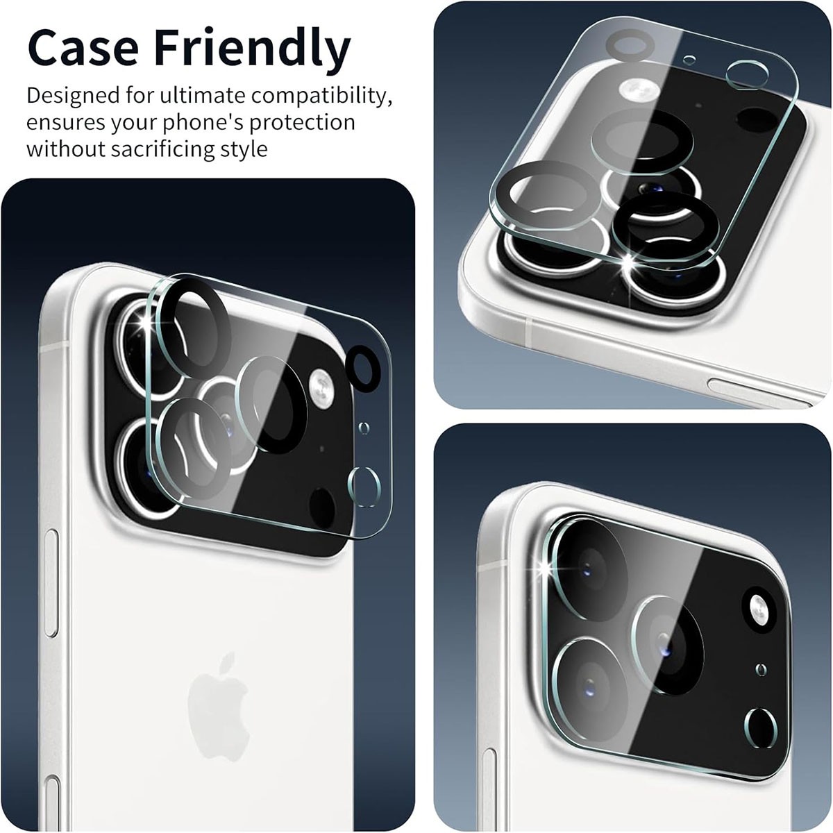 Wholesale Lot Camera Lens Glass Protector For iPhone 17 Pro Max 16 15 14 13 12