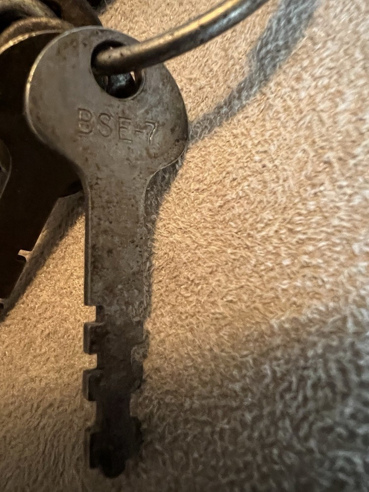 Vintage SKELETON KEYS & FLAT KEYS Assorted on Ring