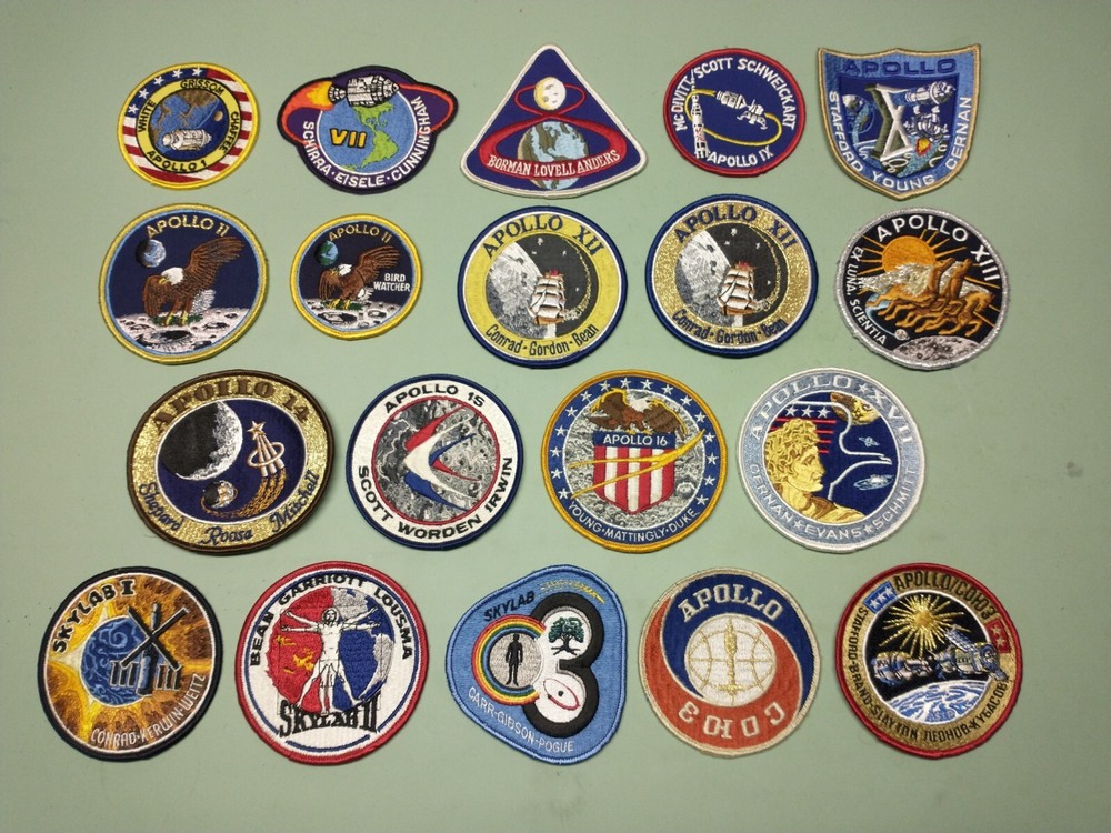 NASA Apollo Lion Brothers Mission Patch Set