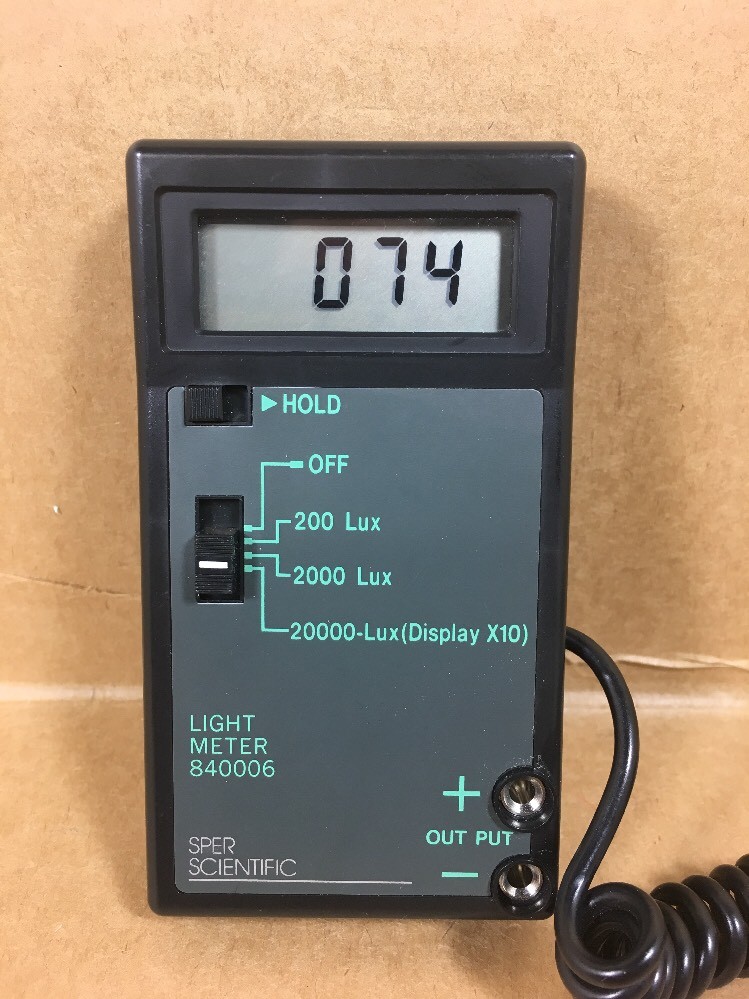 SPER Scientific Light Meter