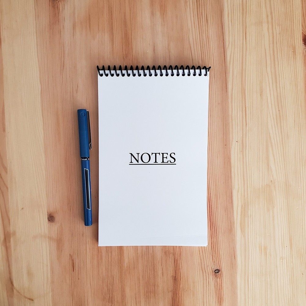 5x8 Lined Notebooks | Spiral Bound Top | 50 sheets/100 pages (2 pack)