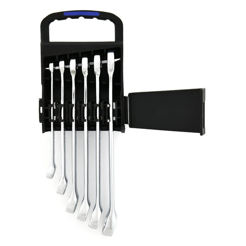 6-Piece Metric Combination Wrench Tool Set, Hand Tools