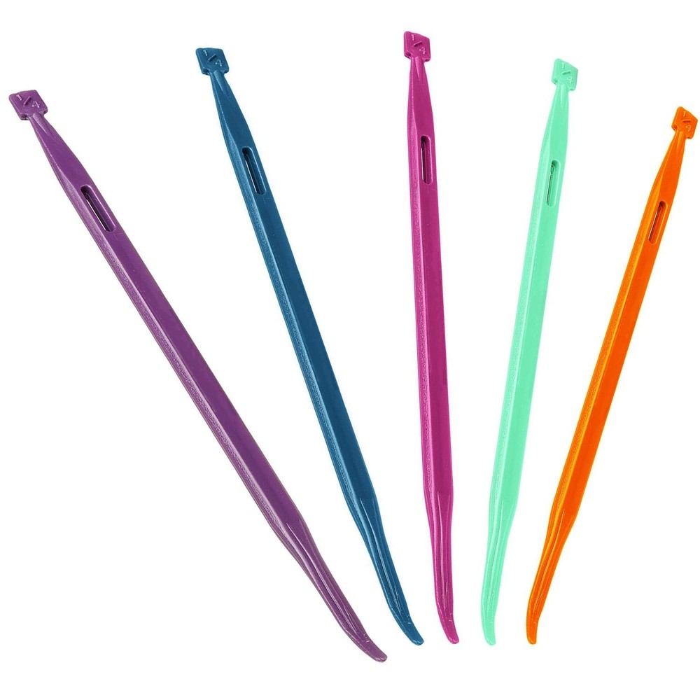 Sewing Tools Kit 5Pcs, Thread Rubber Bands for Craft Projects, Multicolor