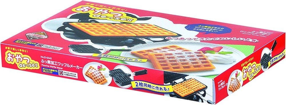 Pearl Metal Cake Maker Mold Fluorine Processing Waffle Maker 5001
