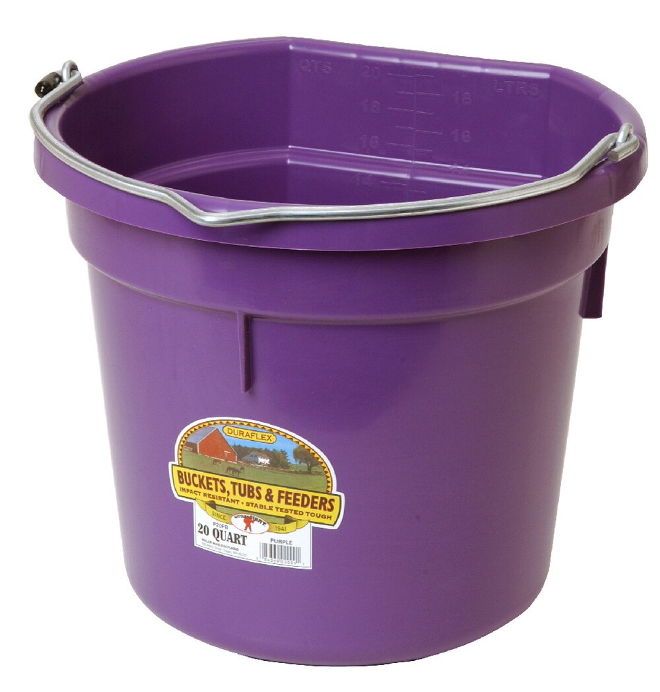 Little Giant 20 Quart Flat Back Bucket