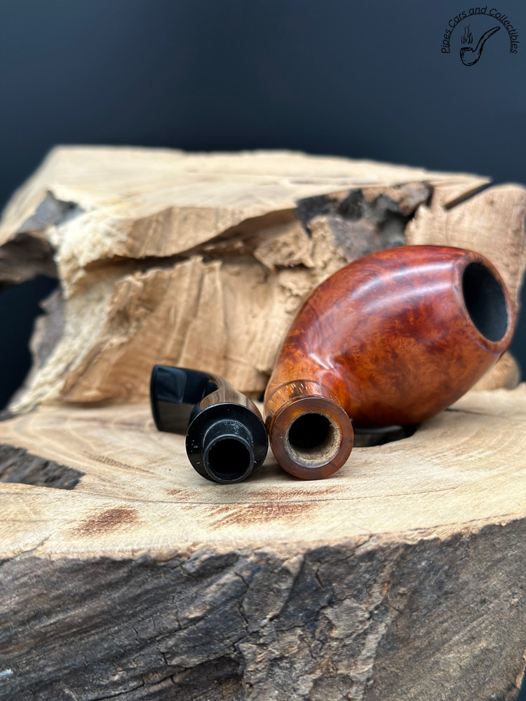 Stanwell Zebrano 186 Smooth Bent Egg Smoking Pipe