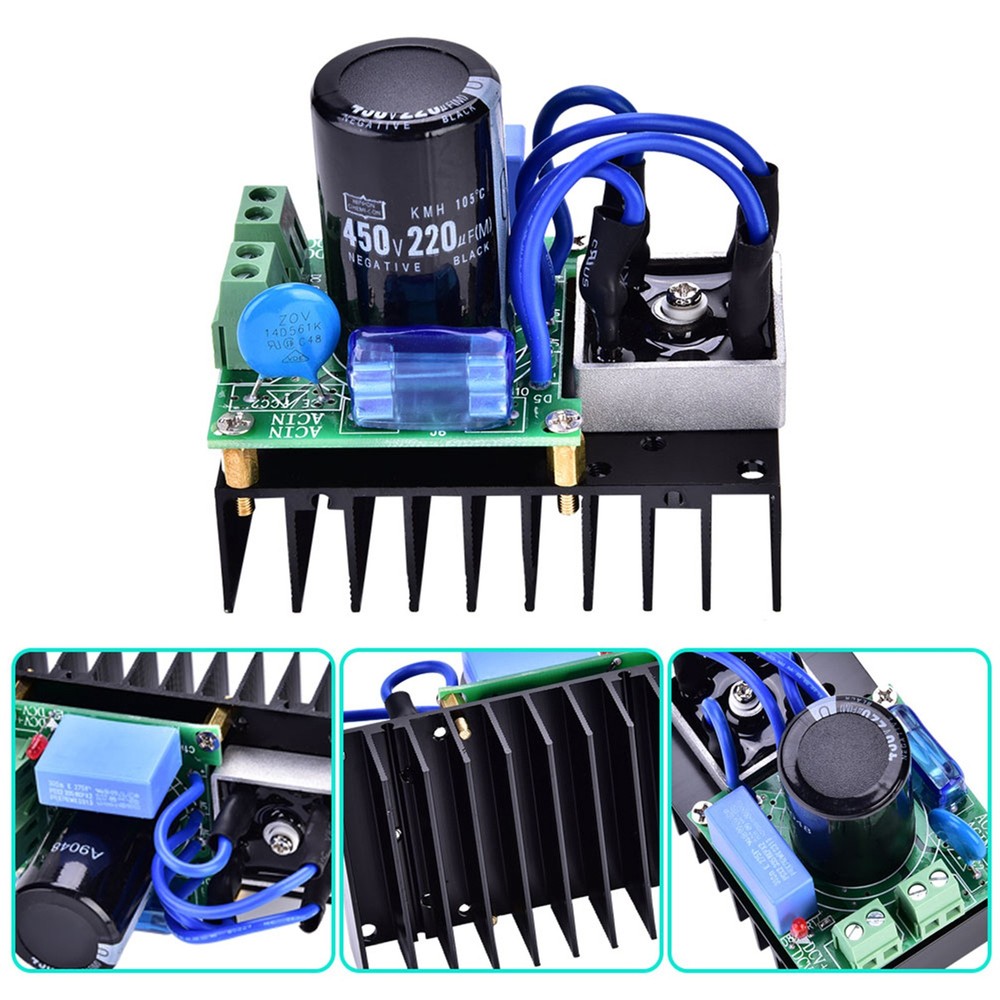 1 Pcs 0-220VAC To 0-311VDC Multiple Protection Rectifier Board Module WT
