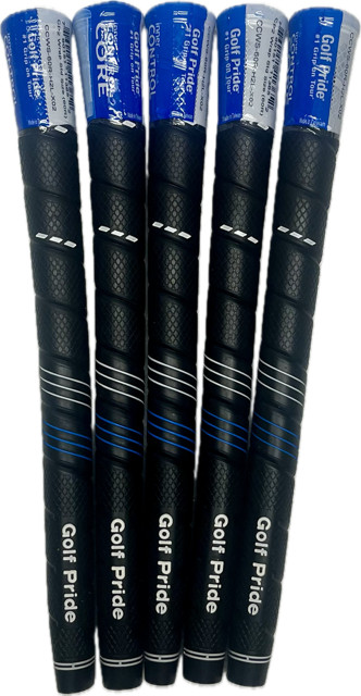 Golf Pride CP2 Wrap Standard Black/Blue Grip (5 Pack)